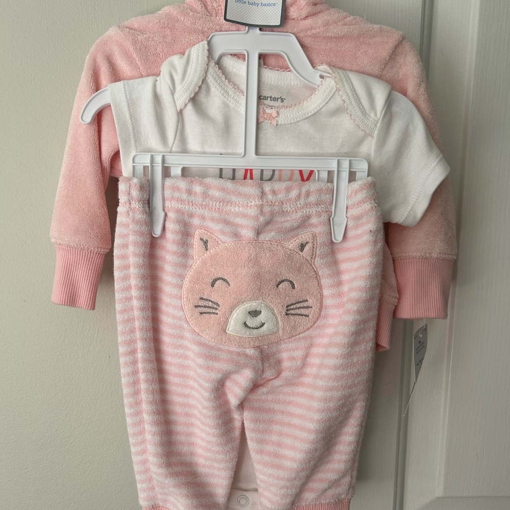Carter's Pink and White Kids Matching Set